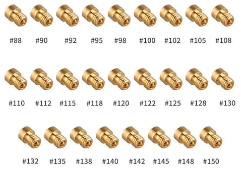 Main jets of the NIBBI carburetor racing PE