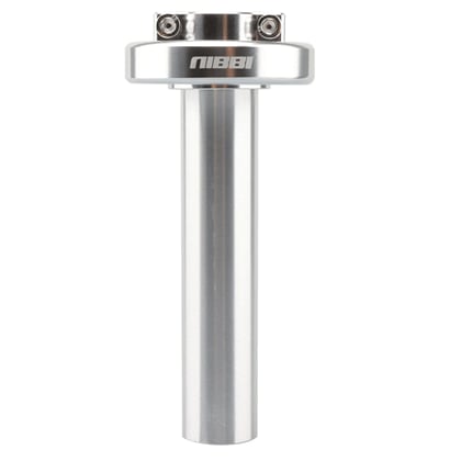 Gas handle pit bike NIBBI racing CNC silver