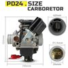 PD24J NIBBI racing carburetor