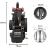 PWN carburetor 40 NIBBI racing black