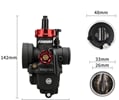 Carburetor PE 26 NIBBI racing black
