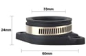 Flange / adapter of carburetor 60mm / 33mm
