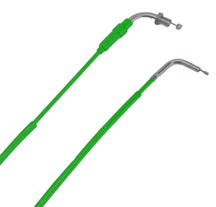 Gas cable NIBBI racing PE 181cm (173 / 8) green