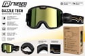 Motocross glasses NIBBI racing for yellow
