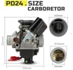 Carburetor PD24J NIBBI racing - set