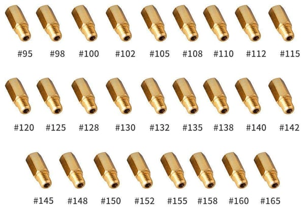 Main jets of the NIBBI carburetor racing PWK / PWN