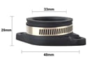 Flange / adapter of carburetor 48mm / 33mm
