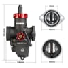 Carburetor NIBBI racing PEZ30 black